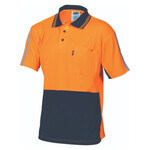Hi Vis Cool Breathe Stripe Polo