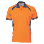 Cool Breeze Contrast Mesh Polo