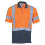 Hi Vis Cool Breathe Polo Shirt with Cross Back Tape