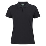 Womens C Of C Cotton Short Sleeve Stretch Polo