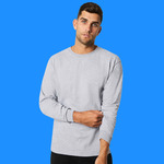 Mens Long Sleeve Heavy Cotton Tee Shirt
