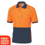 Hi Vis Cool Breathe Stripe Polo
