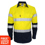 Mens HiVis 2 Tone Biomotion Taped Shirt