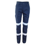 Womens Double Hoops Taped Cargo Pants 