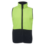 Mens Hi Vis Polar Vest